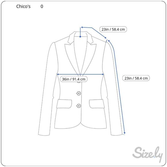 Chico's Ikat Shimmery Linen Jacket Women's Size - Picture 5 of 7